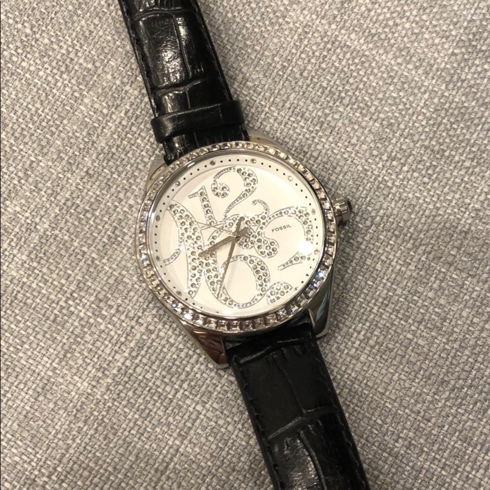 Fossil ES1947 Women’s Watch Crystal Leather